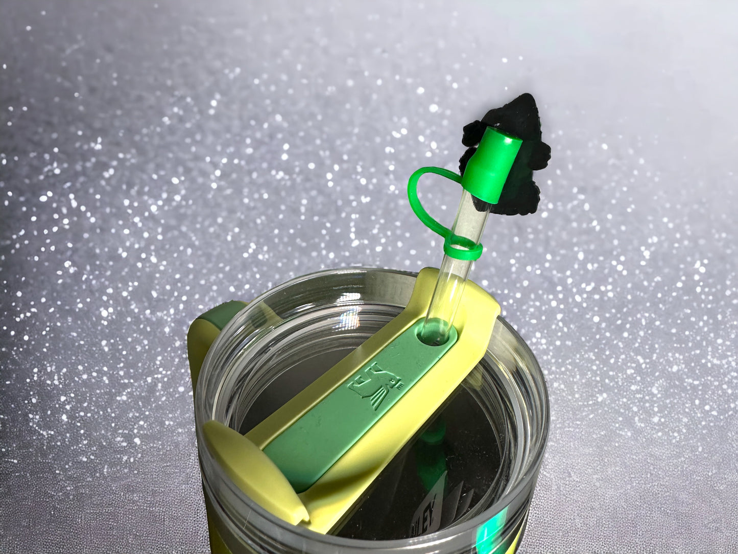 Grinch Straw Topper