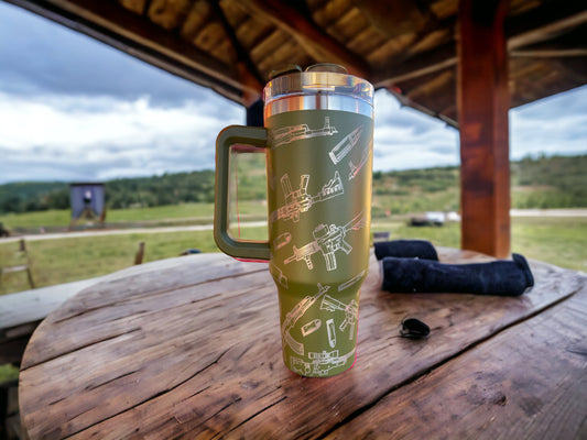 2A Laser Engraved Stainless Steel Tumbler.