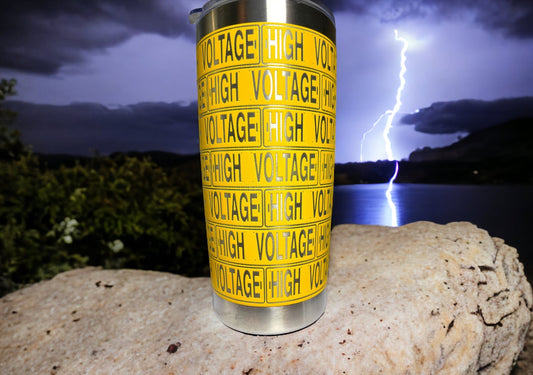 High Voltage Engraved 20oz Tumbler