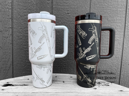 2A Laser Engraved Stainless Steel Tumbler.